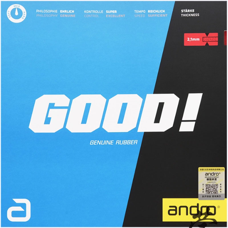 Table Tennis Game - Andro GOOD karet tenis meja non-tacky