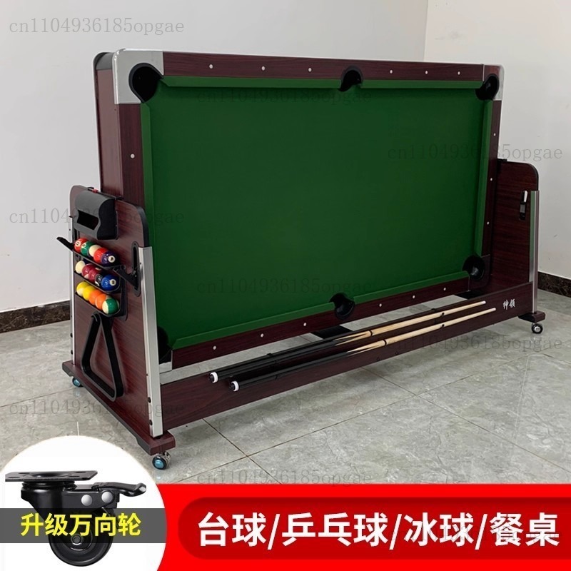 Table Tennis Folding Table - Meja Pool Empat-dalam-Satu untuk Keluarga, Model