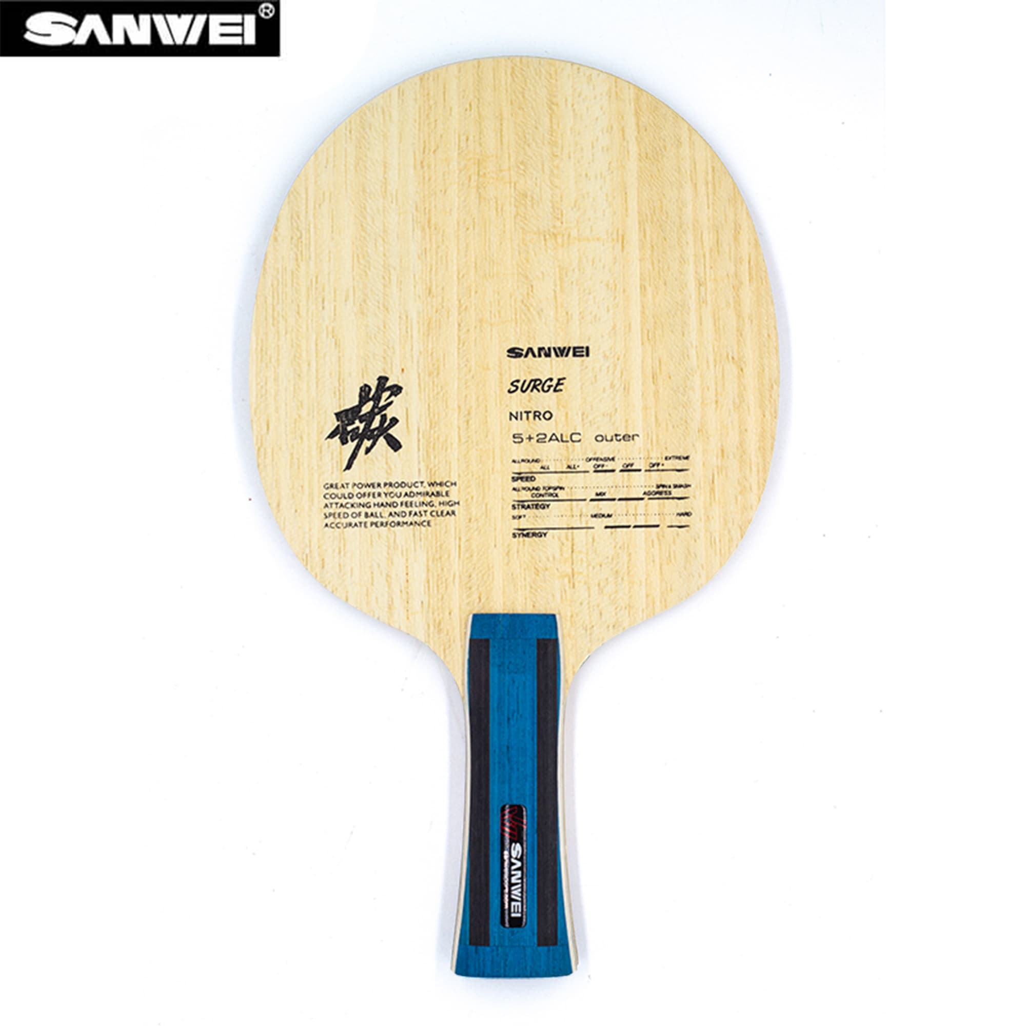 Table Tennis Launcher - Blade Tenis Meja SANWEI Nitro ALC