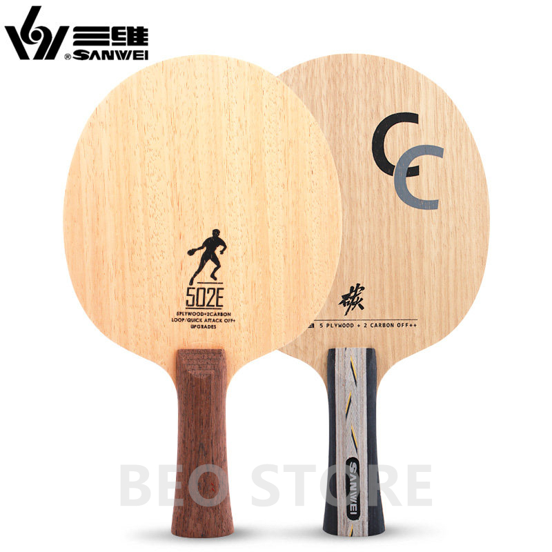 Table Tennis Launcher - SANWEI CC 502E 5 Lapis Kayu