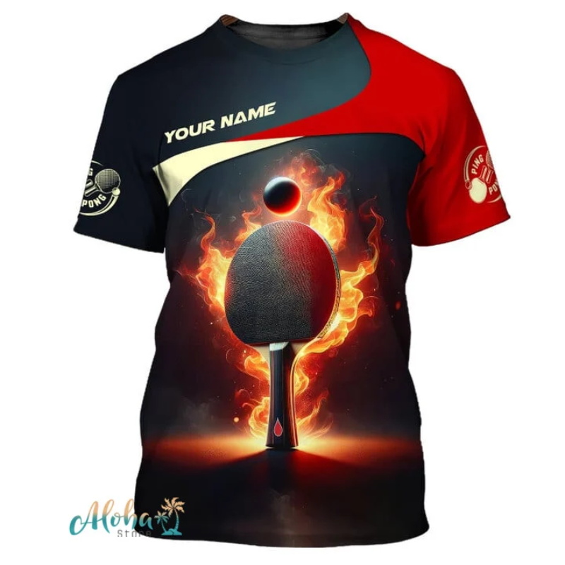 Table Tennis Daily - Kaus Ping Pong motif penuh untuk