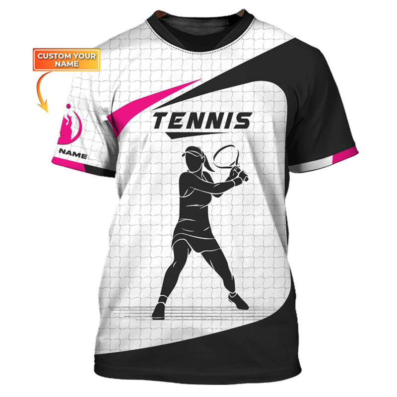 Table Tennis Daily - Kaus Grafis Bola Tenis Nama Kustom