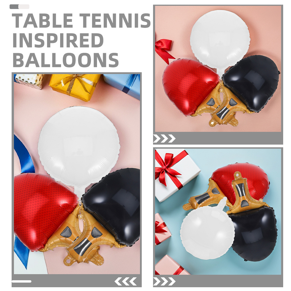 9pcs Dekorasi Meja Tema Olahra - Table Tennis Game ulasan dan harga