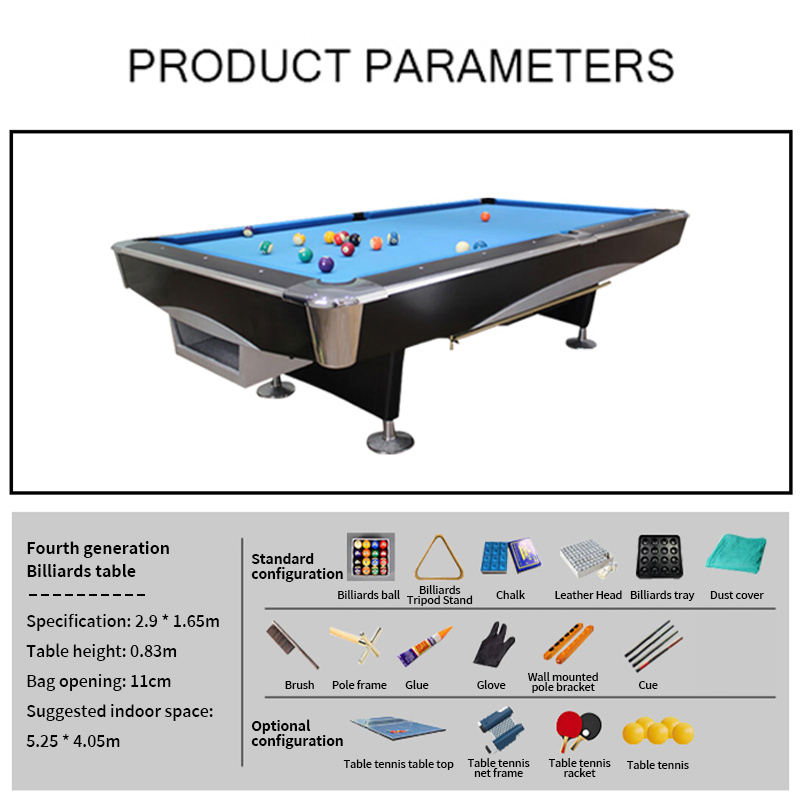 Meja Biliar Modern 9 Kaki Stok - Table Tennis Game ulasan dan harga