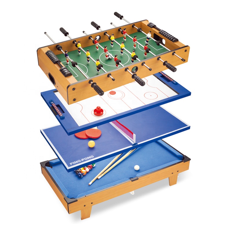 Meja Permainan Mini 4 in 1, Bi - Table Tennis Game ulasan dan harga