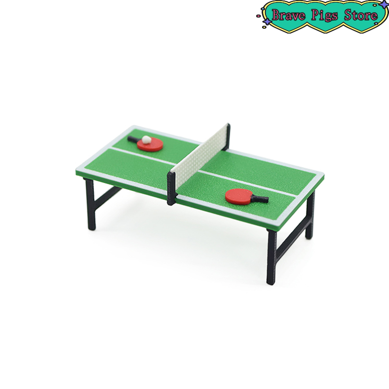 1:12 Miniatur Raket Tenis Meja - Table Tennis Game ulasan dan harga