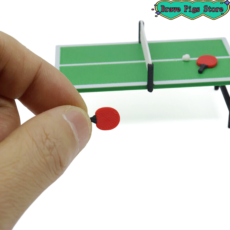 1:12 Miniatur Raket Tenis Meja - Table Tennis Game ulasan dan harga