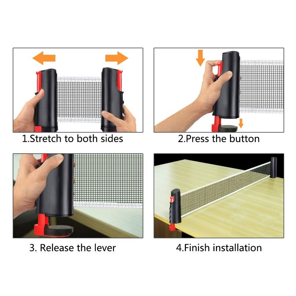 Rak Ping Pong Jaring Tenis Mej - Table Tennis How To Play ulasan dan harga