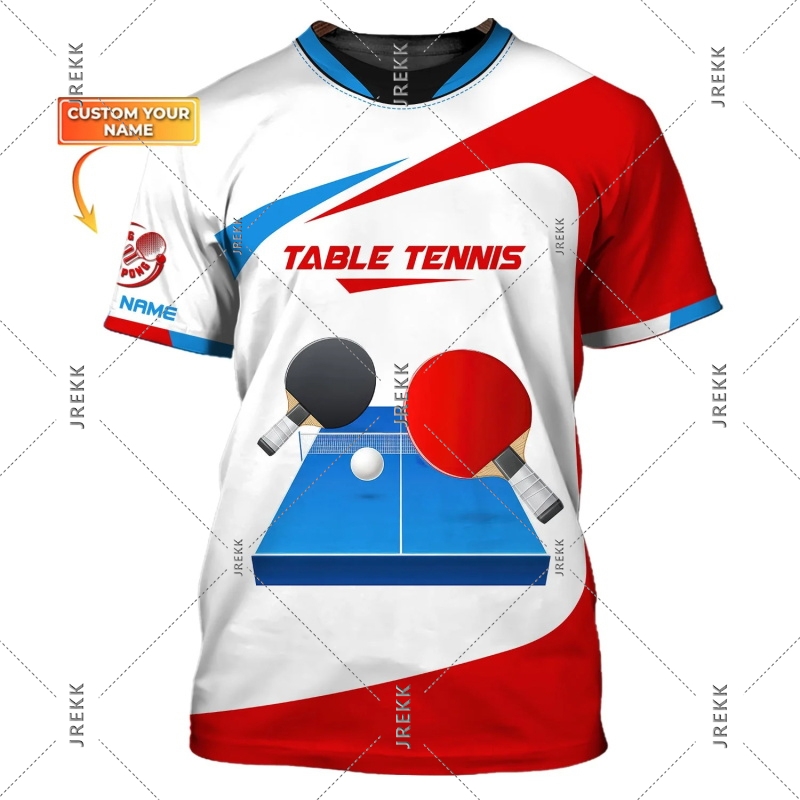 Kaus Tenis Meja untuk Pakaian  - Table Tennis Name ulasan dan harga
