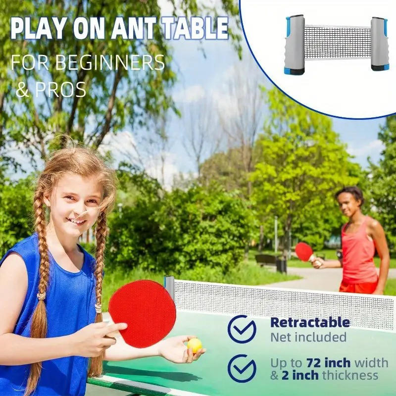 Jaring Tenis Meja Retraktil 20 - Table Tennis How To Play ulasan dan harga