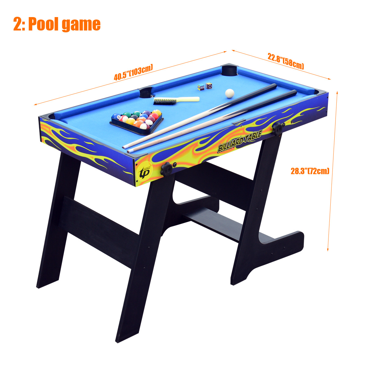 Meja Permainan Tenis Biliar Mu - Table Tennis Folding Table ulasan dan harga