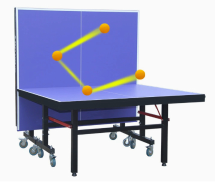 Meja tenis meja lipat dalam ru - Table Tennis Folding Table ulasan dan harga