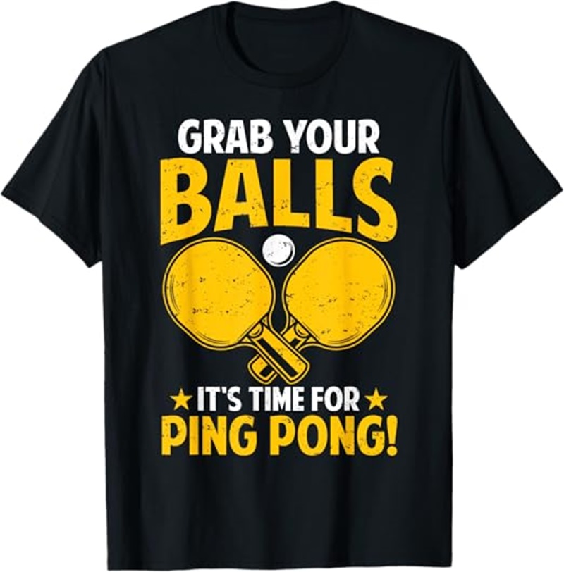 Kaus Ping Pong motif penuh unt - Table Tennis Daily ulasan dan harga